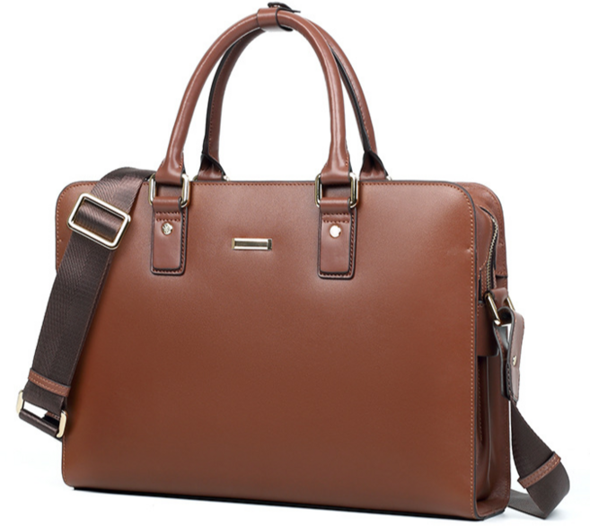 Mimi Market 브리프케이스 대용량 프리미엄 천연소가죽 사무용 서류가방 남자 SE-9956