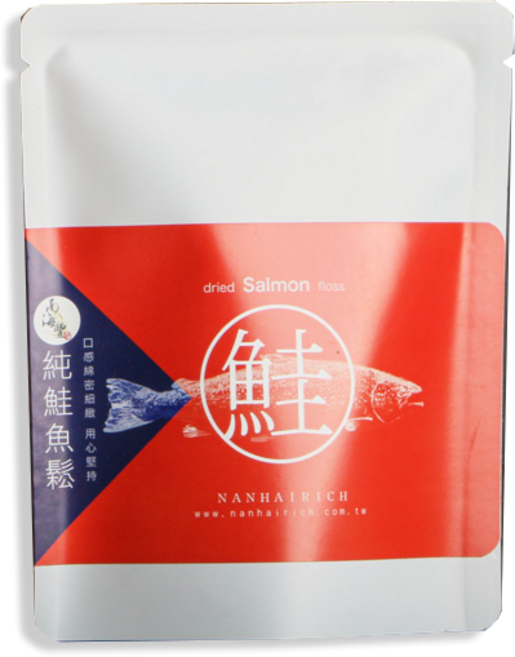 南海豐 純鮭魚鬆隨身包, 45g, 1個
