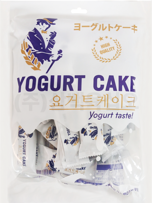 요거트 케이크 요거트맛 개별포장 간식 250g, 4개