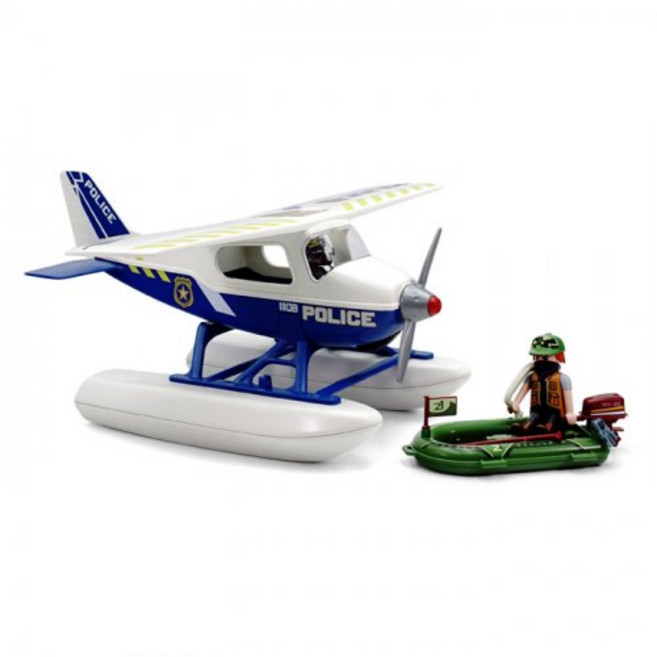 테온셀 PLAYMOBIL 경찰 수상 비행기(70779), FREE, 1개