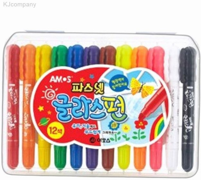 파스넷 글라스펀 12색 부드러운색연필 무독성크레파스 스케치북, 파스넷 글라스펀 12색 부드러운색연필 무독성크레파스 스