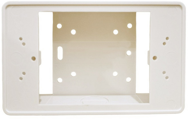 DIY合作社 塑膠明盒 1聯明盒 插座開關接線盒, 白, 1個