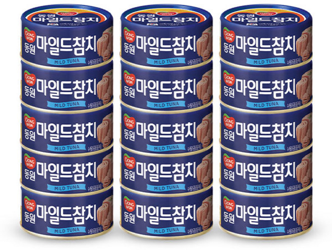동원 마일드 참치, 200g, 15개