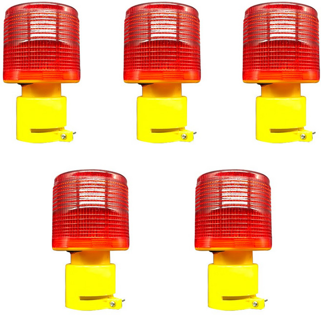 LED 태양광 멧돼지퇴치 야생동물 퇴치기 경광등 경고등 정원등, 5개, 1세트