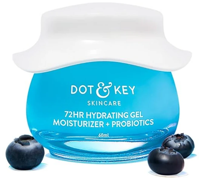 DOT & KEY 72Hr Hydrating Gel + Probiotics Moisturizer For Face With Hyaluronic Acid Kombucha & Rice, 1개, 60ml - 쿠팡