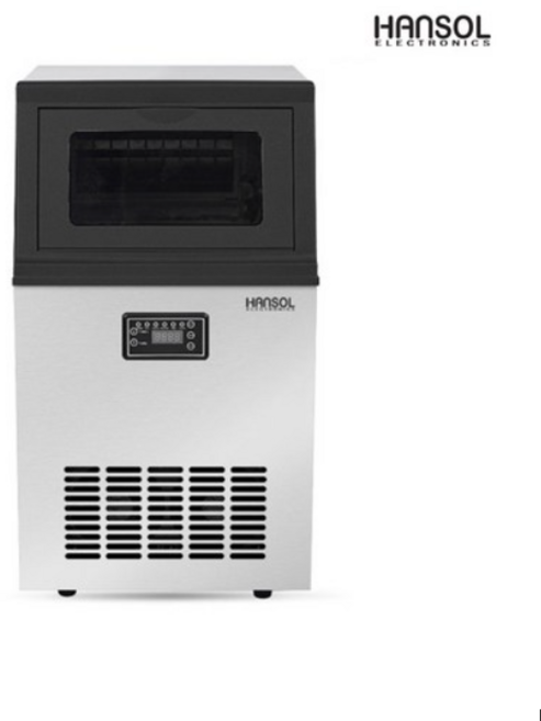 한솔일렉트로닉스 대용량 업소용 50kg 제빙기 급속제빙 아이스메이커 HSI-050KB, 04.35kg제빙기+필터헤드+설치요청