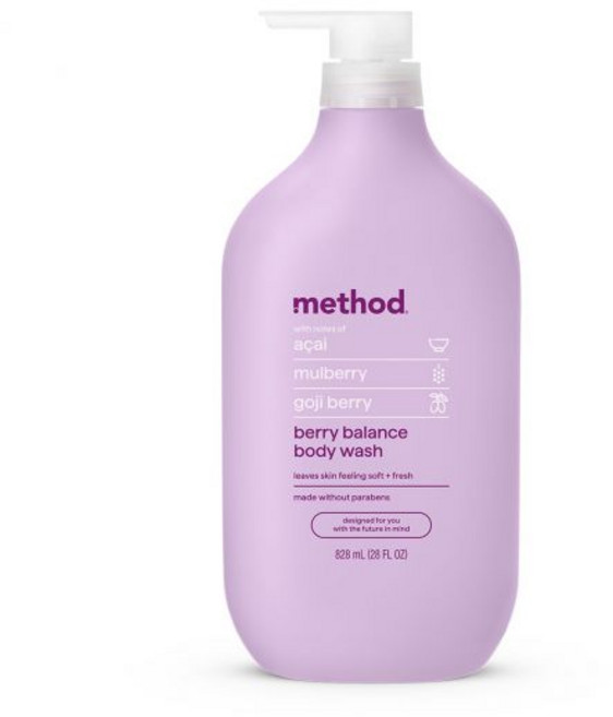 메소드 바디워시 베리 밸런스 828ml 1개, Berry Balance