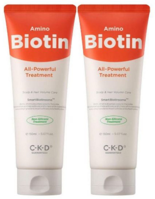 C-K-D 아미노 비오틴 올파워풀 트리트먼트 150ml 2개