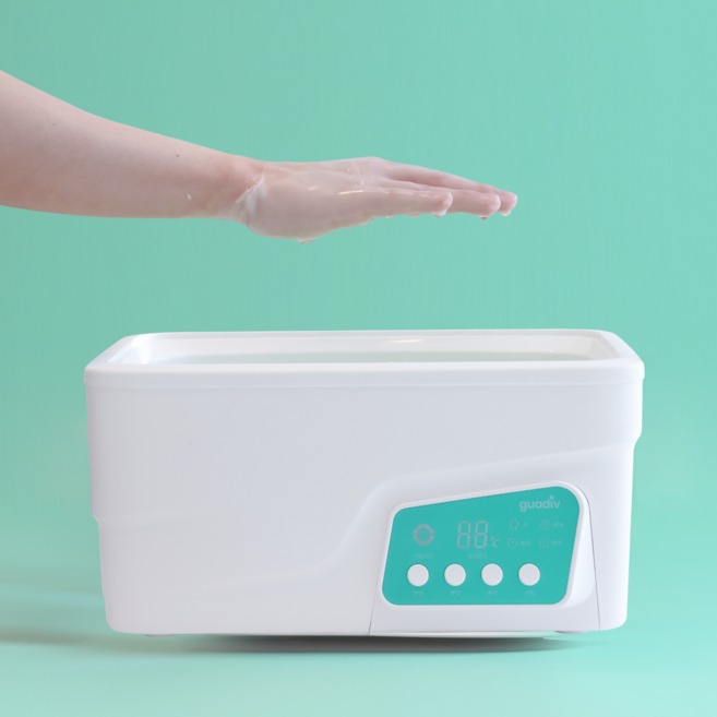 [파라핀 전문업체] 가디브 손 발 파라핀 베스 기계 가정용 촛농테라피 + 왁스4P + 비닐팩 + 손발커버, 1개