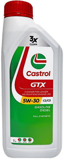 캐스트롤 GTX SQ C2 C3 5W30 1L 겸용 엔진오일, 1개