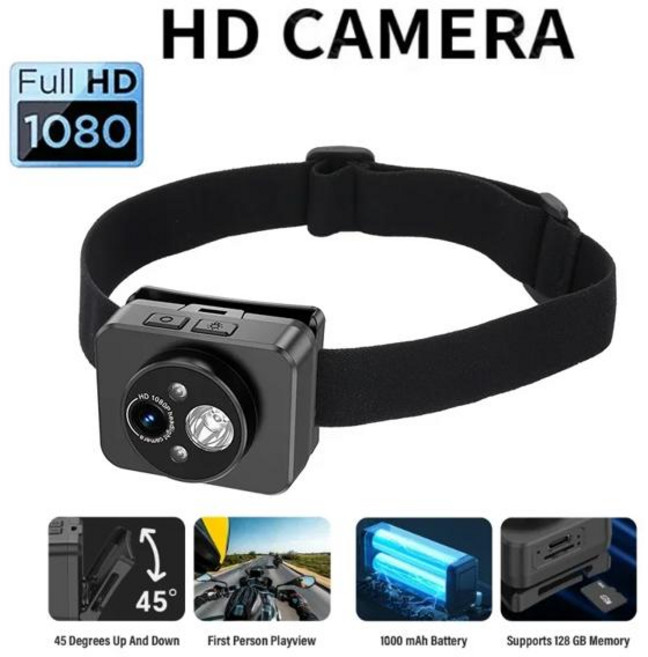 D8 야외 스포츠 카메라 1080P 캠코더 헤드 마운트 액션 유도 강력한 헬멧 비디오 녹화 DVR 캠, 01 D8, 04 camera with 32GB, 1개