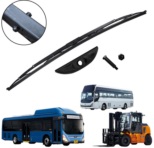 예스카 볼트형 화물차용 와이퍼 블레이드 1P 화물차 대형버스 지게차 포크레인