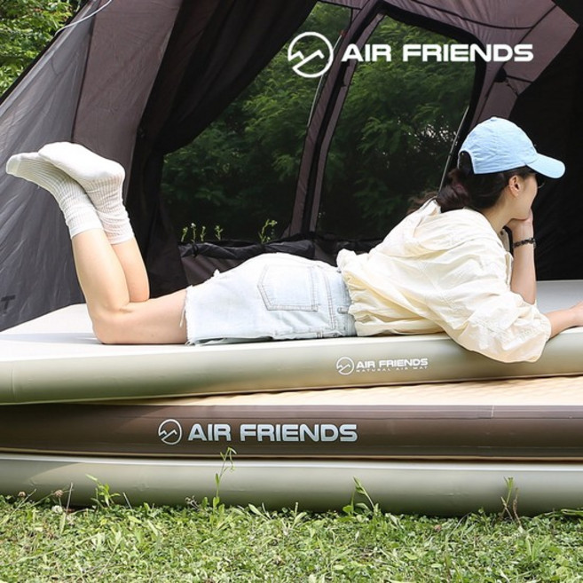에어박스 X 에어프렌즈 콜라보 프리미엄 캠핑매트 에어매트 텐트 이너 10cm 200X150, 없음