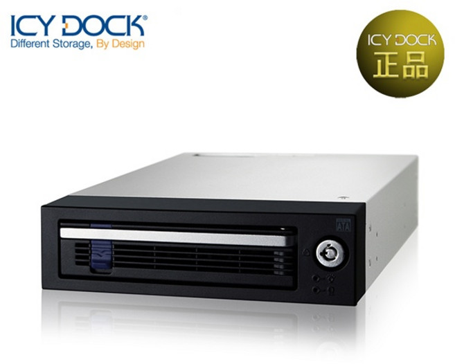 [ICYDOCK] ICYDOCK 하드랙 MB876SK-B (5.25베이 1개 사용 [3.5형 SATA 1개 장착] [잠금장치])