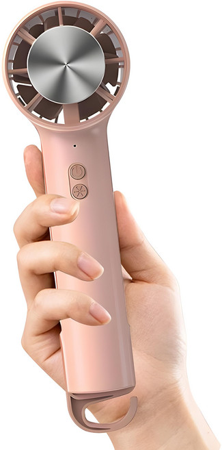 ROOICE 쿨링 냉각 미니 선풍기 무소음에어컨 휴대용 손선풍기YANBIN-1, 핑크, PINK