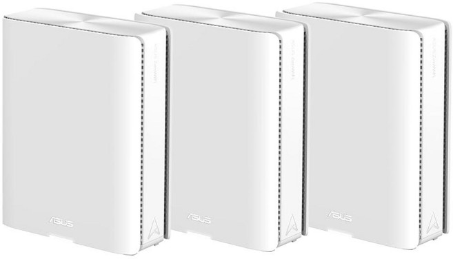 ASUS ZenWiFi BT10 트라이밴드 Wi-Fi 7 메시 18Gbps 9000제곱피트(3팩) 듀얼 10G 포트 보안 및 자녀 보호 기능 포함 스마트 홈 마스터 S