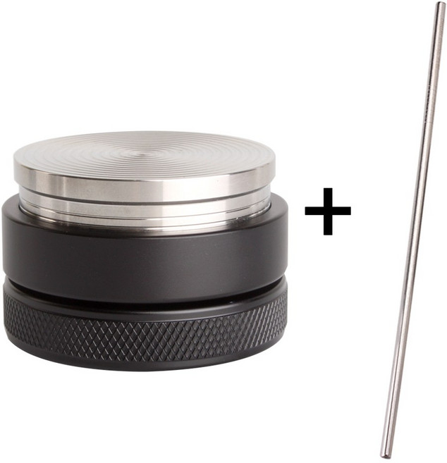 더소울빈 COVING 패턴 핸들리스 마카롱템퍼 58mm, 블랙, 1개