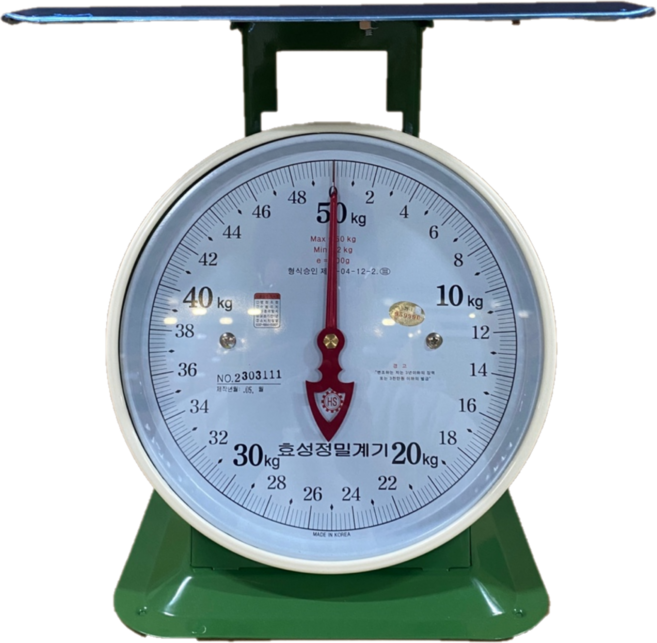 효성정밀계기 지시저울 50kg