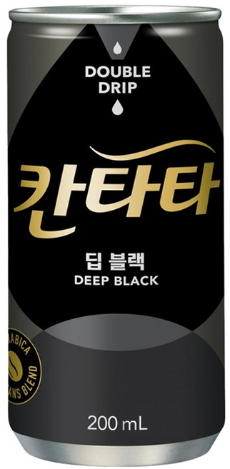 칸타타 딥블랙 200ml 30캔 블랙캔커피, 30세트