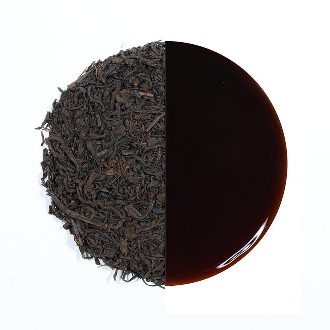 오리엔티 중국 사천성 최고급 흑차 전통 숙성 산차 50g, 1개