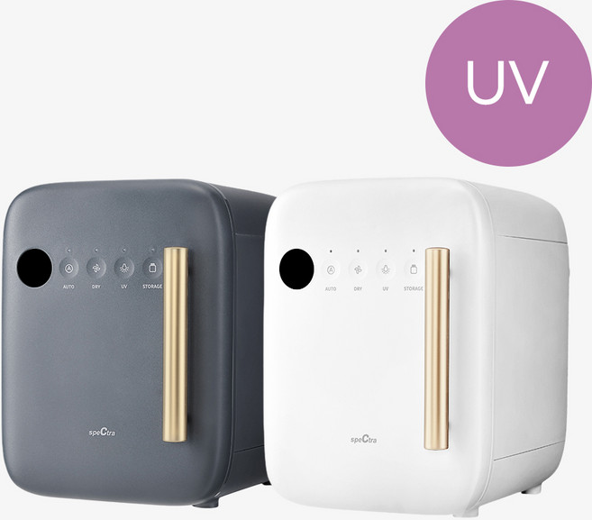 스펙트라 스펙트라젖병소독기 uv 젖병소독기, 클래시화이트, 퓨리티