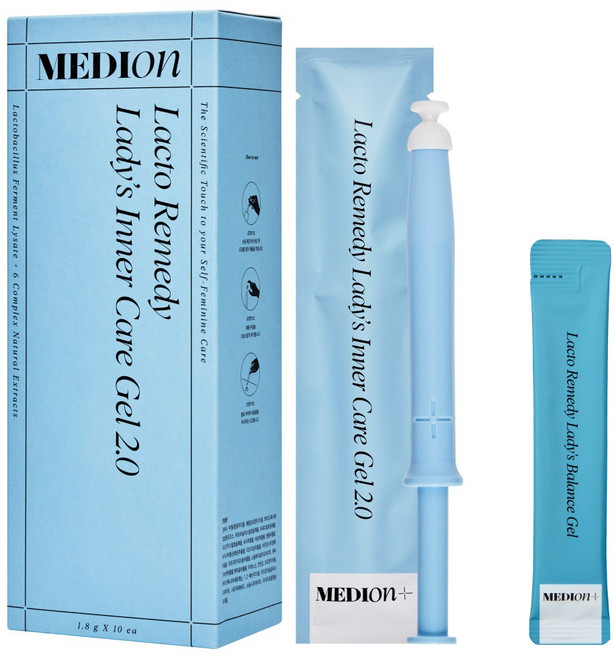 메디온 락토리메디 이너케어젤 2.0 10개입+밸런스 젤 사쉐 5ml 세트, 1개, 18.5g