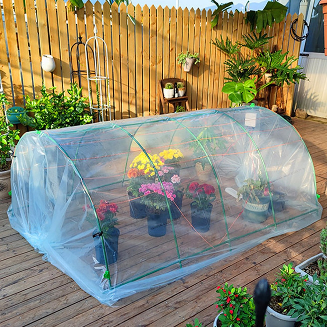 조립식 비닐하우스 베란다 텃밭 온실 옥상 가정용 다육이 미니 소형, 지주(직선), 1개