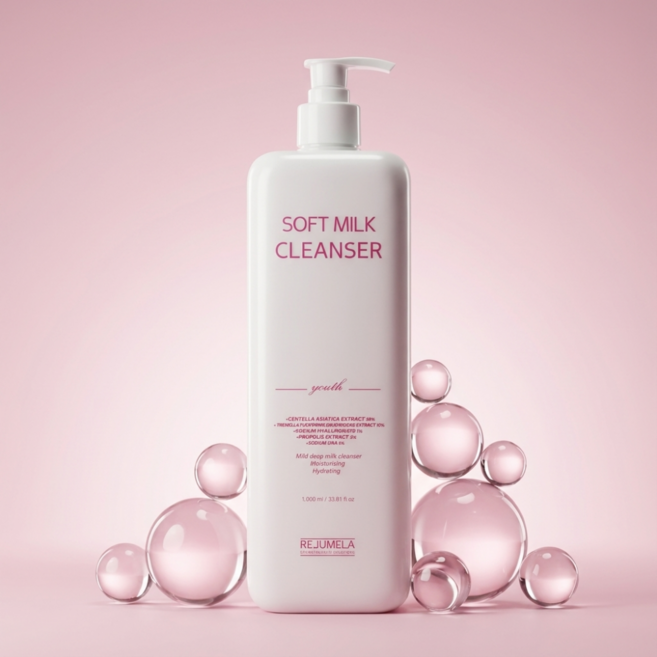 [리쥬멜라] 소프트 밀크 클렌저 피부과입점, 1개, 1L