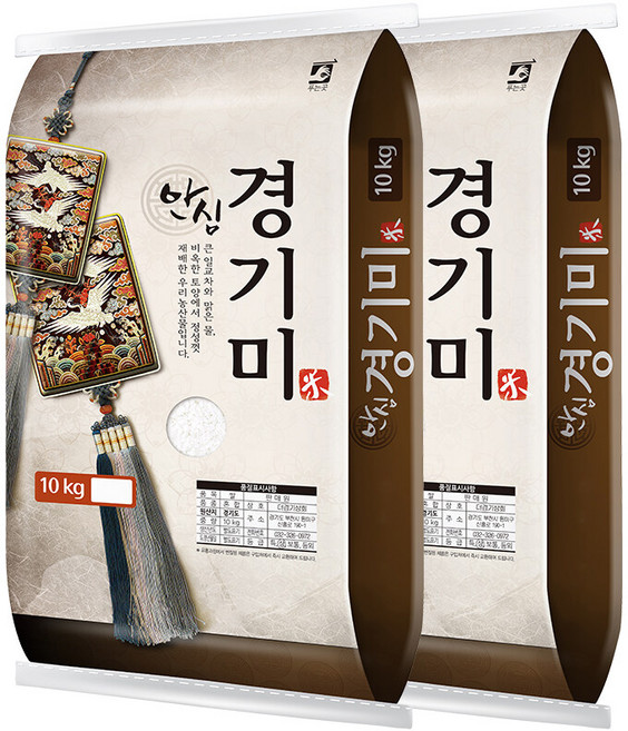 [더프레시] 25년 안심 경기미 10kg+10kg (상등급), [더프레시] 24년 안심경기미 상등급 10kg+10kg, 10kg, 2개