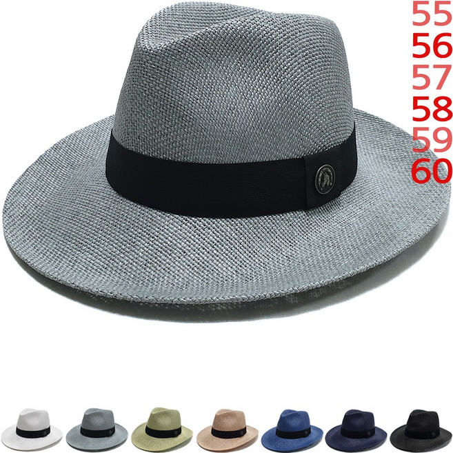 다이아몬드 햇 어반 젠틀 넓은 챙 페도라 중절모 선물용 여름 여행 휴가 자외선차단 골프 신사 남녀 공용 모자-DHAT250416