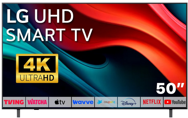 LG 50인치 TV 25년형 4K 울트라HD UHD 스마트TV 50UA7500 LED 미러링 넷플릭스 유튜브, 방문설치, 스탠드형