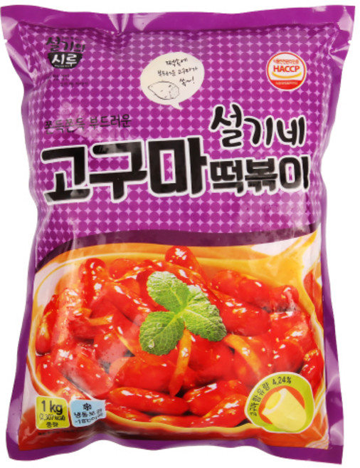 [설기네] 고구마떡 1kg, 단품, 단품