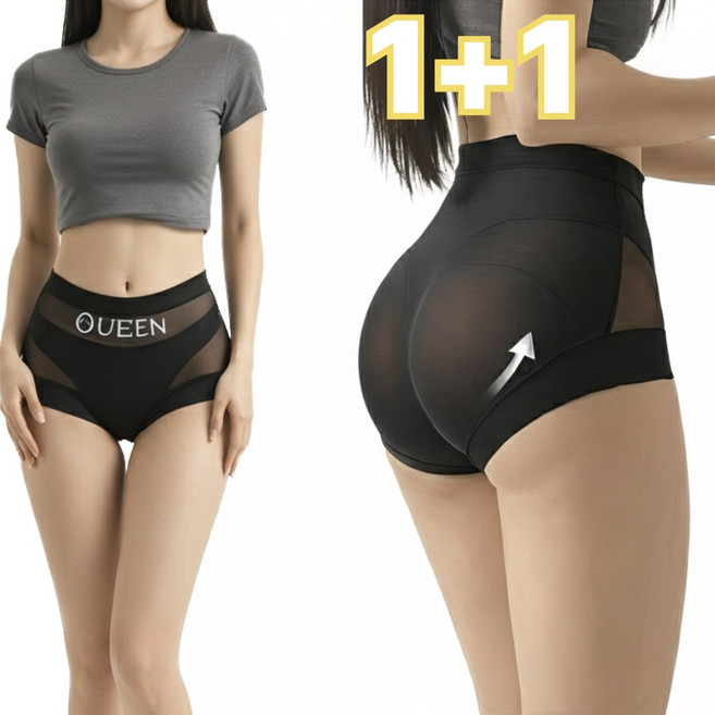 이중복부압박 unique 팬티 여성 복부보정팬티 보정속옷 뱃살 보정팬티