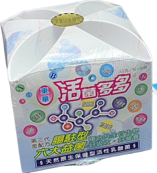 東華 活菌多多益生菌 3g/30包 調整體質 維持消化道機能, 1個