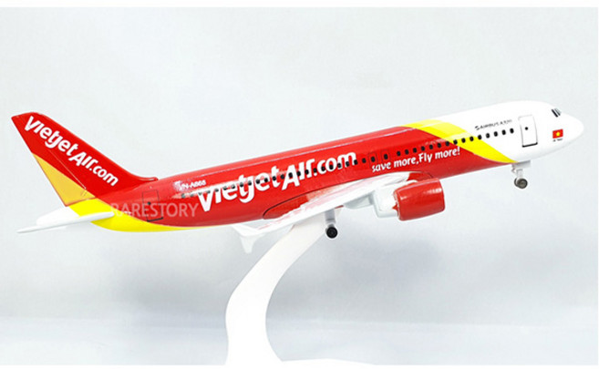 모형비행기 20cm 에어버스320 330 350 29종 1:300, 20_320_비엣젯에어, 1개