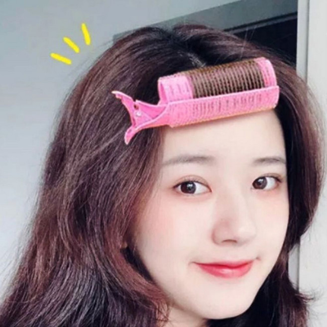 셀프 그루프 파마 고정 볼륨 앞머리 집게 헤어롤 뿌리pjo24aRp