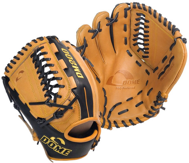 DOME 돔 글러브 멀티 투수 좌투용 DM200 (TAN/BK), 1개, TAN/BK