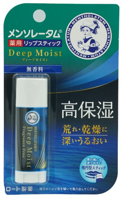 曼秀雷敦 深層保濕潤唇膏, 1個, 高保濕-無香料4.5g