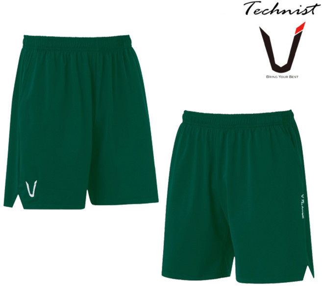 테크니스트 반바지 배드민턴 바지 여성 3부 남성 4부 팬츠 그린 TNP6423GR