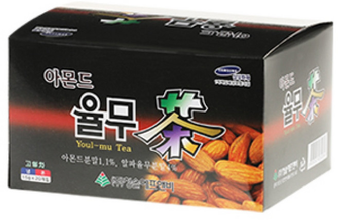 청솔 아몬드율무차 20포, 5개, 20개입, 15g