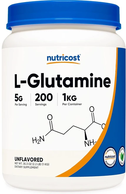 Nutricost L-Glutamine 뉴트리코스트 L 글루타민 1kg, 1개 - 쿠팡
