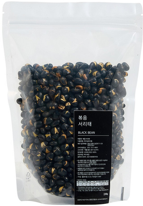 압력으로 볶은 바삭하고 고소한 국산 속청 서리태, 200g, 1개