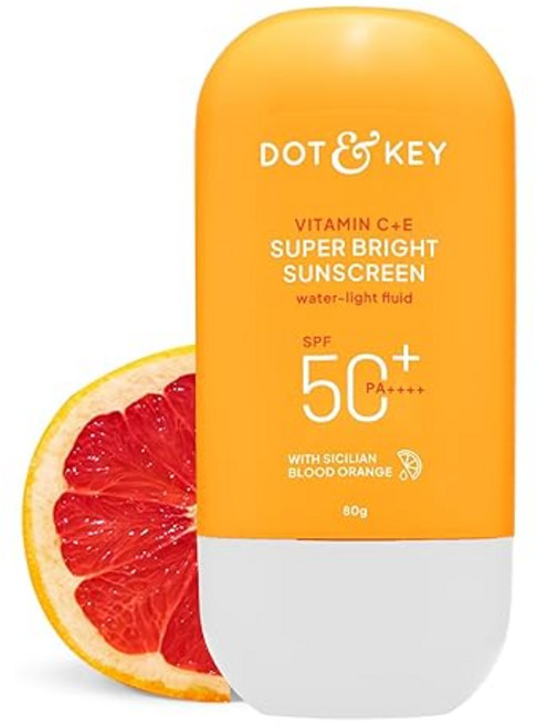DOT & KEY Vitamin C + E Super Bright Sunscreen Spf 50 In-Vivo Tested For All Skin Types|, 1개, 80g