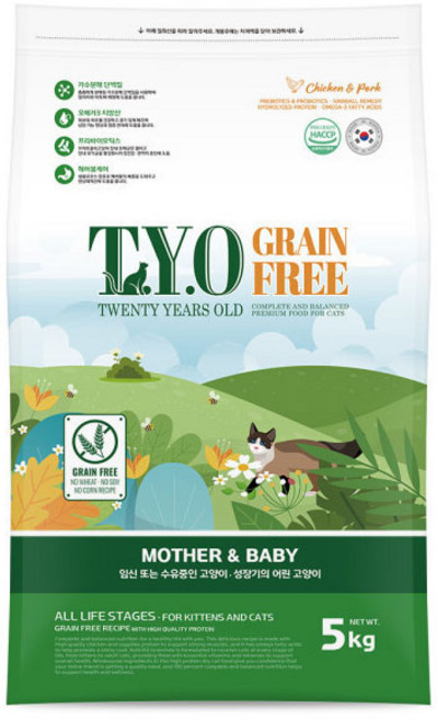 티오 그레인프리 마더&베이비 5kg, 1개, 가수분해닭