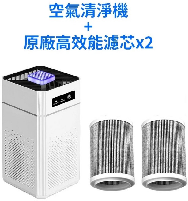 負離子除臭空氣清淨機, 空氣清淨機+2個濾芯