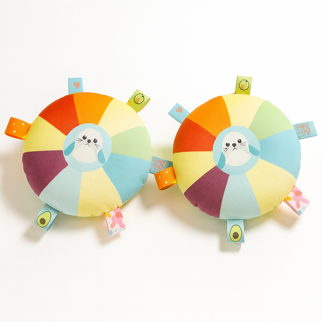 반려동물 분리불안 스트레스 해소 장난감 2종, 1개, 댕댕이 에어쿠션 방울 장난감 (1+1)