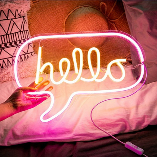 글자조명 open 네온사인 글씨 조명 영업중 led 핑크조명, 3걸이식네온사인-오픈