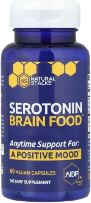 내추럴스택스 Sertonin Brain Food 마그네슘 아연 L트립토판 홍경천 캡슐60정, 60정, 1개 - 쿠팡