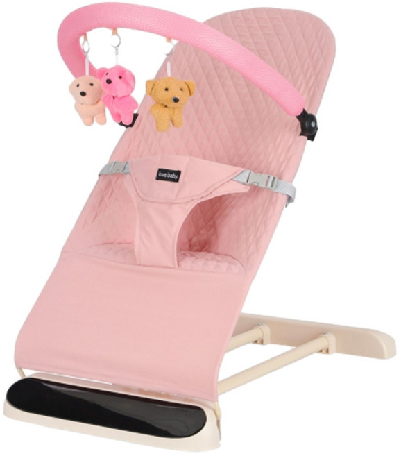 love baby 嬰兒搖搖椅 粉色燈光音樂玩具架, 粉色燈光音樂 玩具架
