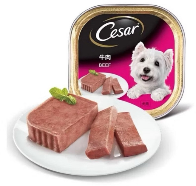 Cesar 西莎 牛肉 精緻風味餐盒, 100g, 24個